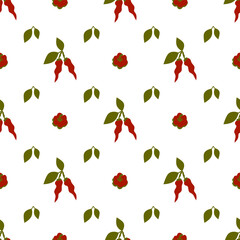 pepper pattern seamless red green vegetable food nature	
