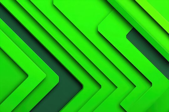 Abstract Geometric Green Background Design - Powered by Adobe