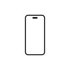 シンプルなスマートフォンのイメージイラスト素材