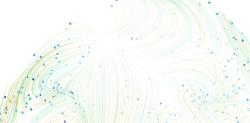 Elegant abstract background with flowing lines and scattered dots. Perfect for modern designs.