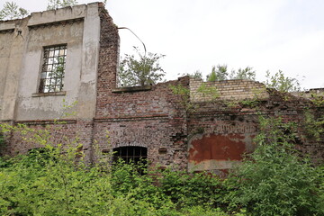 Verlassenes Industriegebäude im Zentrum der Stadt Hagen im Ruhrgebiet