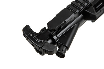 AR-15 charging handle close-up