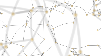 Abstract Network with Connected Dots