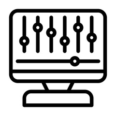 Obraz premium a collection of icons containing musical equipment, music stores, and musical activities