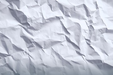 Obraz premium Crumpled White Paper Texture Background
