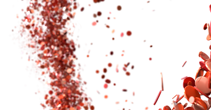 Red Abstract Shapes