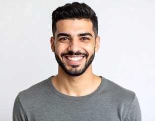 Smiling man portrait