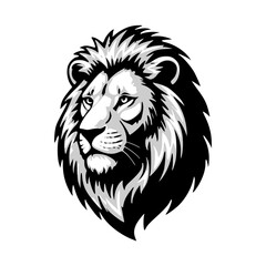 Lion head vector illustration