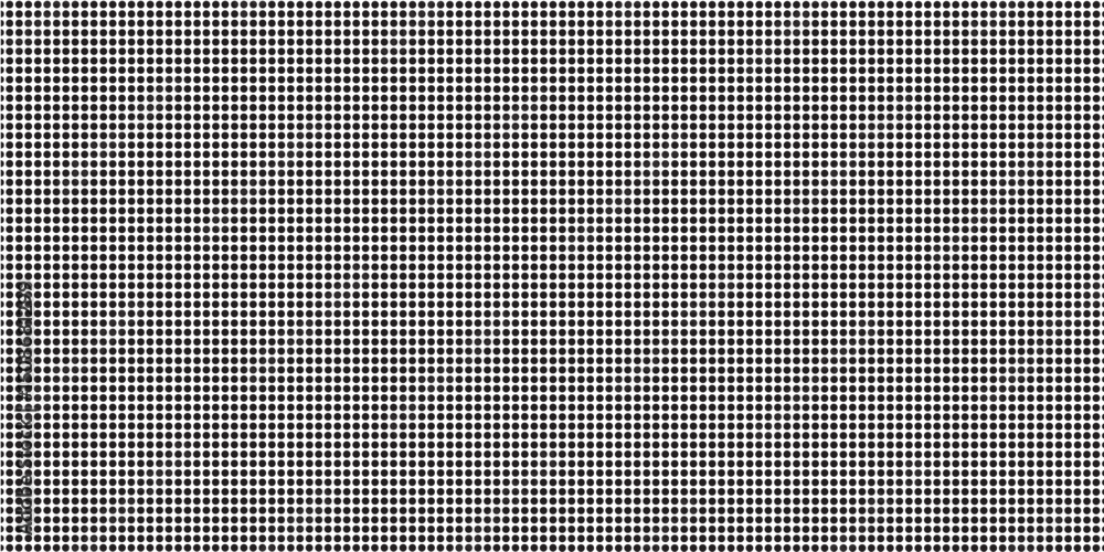 Poster modern dotted halftone texture. vanishing polka dot background. repeating dots gradation simple abst