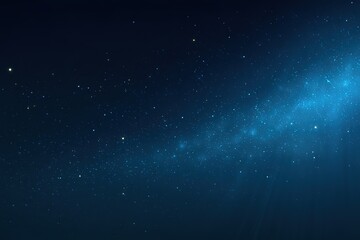 Abstract Night Sky Background With Glowing Stars