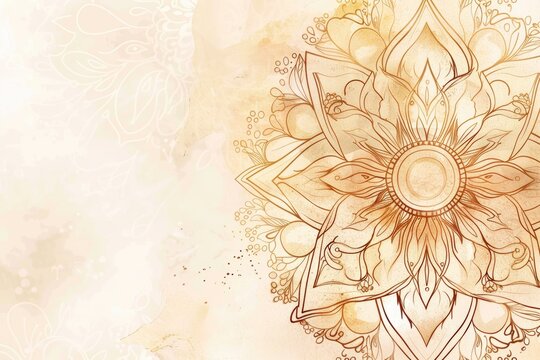 Vibrant and detailed illustration of traditional Indian henna designs, perfect for Diwali festivities. The intricate patterns and motifs are a testament to the rich cultural heritage of India