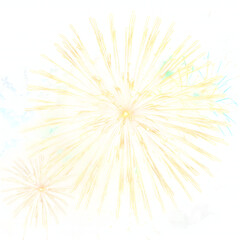 Obraz premium Perfect for holidays or parties, this vector graphic features a colorful explosion of fireworks. Its isolated style allows seamless use in all designs. From web to print, it’s a go-to for expressing j