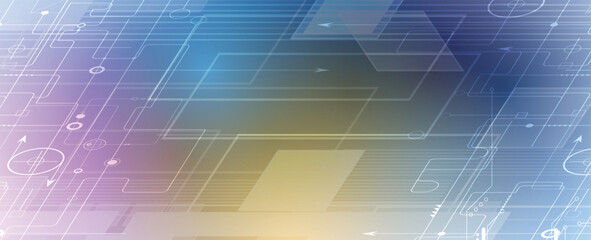 Abstract high digital technology and science background