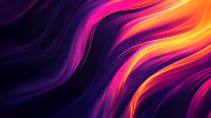 Obraz premium Abstract swirling colorful background with vibrant purple pink and orange hues