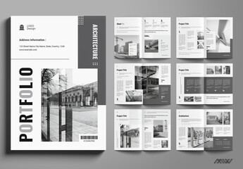 Unique Architecture Portfolio Template Layout