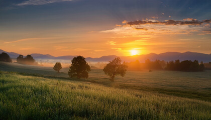 Naklejka premium early morning wallpaper