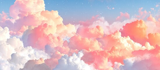 Pastel Dreamy Cloudscape Sky