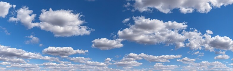 Cloudy Blue Sky Panorama