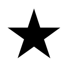Fototapeta premium star icon vector flat and clean look isolated on