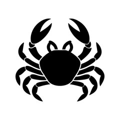 crab icon vector flat and clean look isolated on