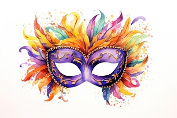 Mardi gras carnival mask celebration.