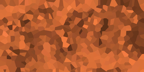 Abstract mosaic background in various shades of warm brown with a geometric polygonal pattern ideal for digital design and creative projects.