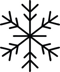 snowflake on a white background