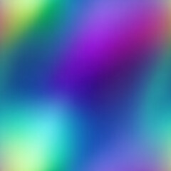 Obraz premium Jewel Tone Holographic Gradient Background – Soft Blurred Colorful Texture.Perfect for digital background, designs, website backgrounds, app interfaces, posters, branding materials