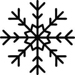 snowflake on a white background