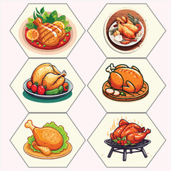 barbeque vector set