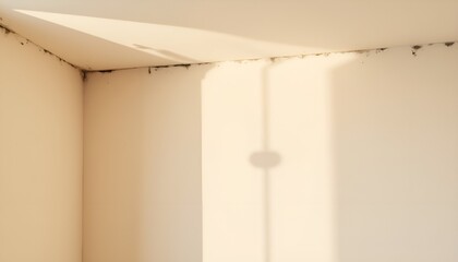 Mould stains on ceiling paint