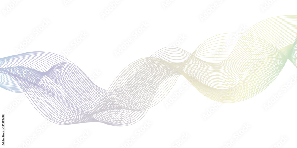 Poster abstract wave line for banner, wallpaper background with wave design. abstract business wave curve l