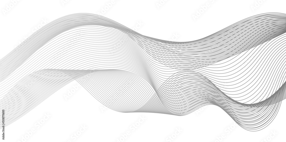 Poster abstract wave line for banner, wallpaper background with wave design. abstract business wave curve l