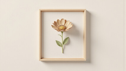Elegant Framed Dried Flower Art