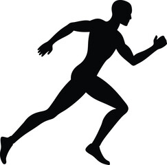 running man silhouette