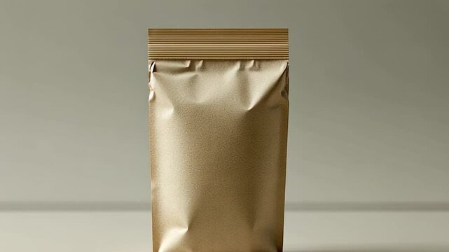 Gold Paper Packaging Mockup