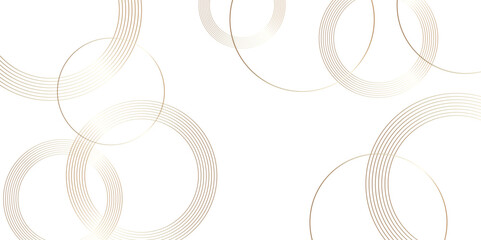 Abstract white geometric overlapping circle background with shadow. Vector circles template vector design. white background texture, Xmas, backdrop, lights, wallpaper design.	
