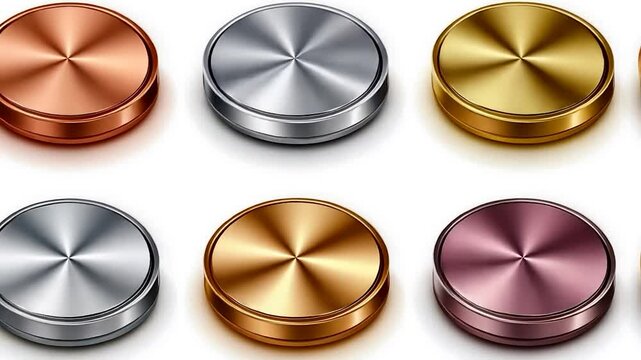 Metallic Circular Awards/Medals