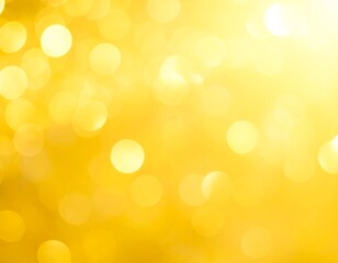 Abstract golden bokeh background with blurred bright lights