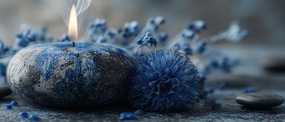 붉은 그래프로 표현된 주식 시장 하락 개념 이미지 AI 생성