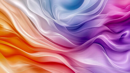 Abstract background with fluid organic textures with smooth gradient colors, flowing wavy shapes, and soft, harmonious blends.