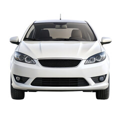 Naklejka premium Hatchback Car on Transparent Background