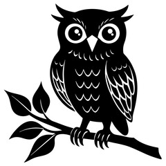 owl on branch