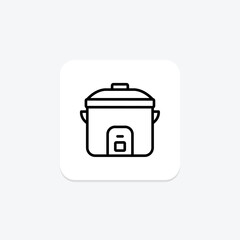 Rice Cooker, vector, pixel perfect, illustrator file