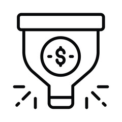 Conversion Vector outline icon. Eps 10 file