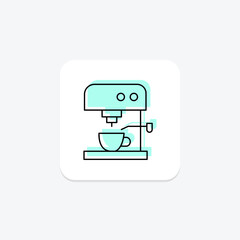 Espresso Machine, vector, pixel perfect, illustrator file