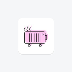 Heater, vector, pixel perfect, illustrator file