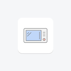 Microwave, vector, pixel perfect, illustrator file