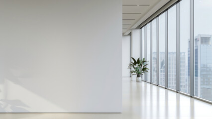 Poster architecture building corridor