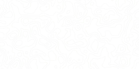 Black and white wavy abstract topographic map contour, lines Pattern background. Topographic map and landscape terrain texture grid. Wavy banner and color geometric form. Vector illustration.	